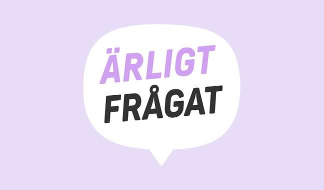 En bild på Ärligt Frågat!-logon