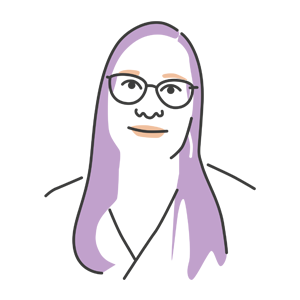 En illustration på Psykolog Camilla